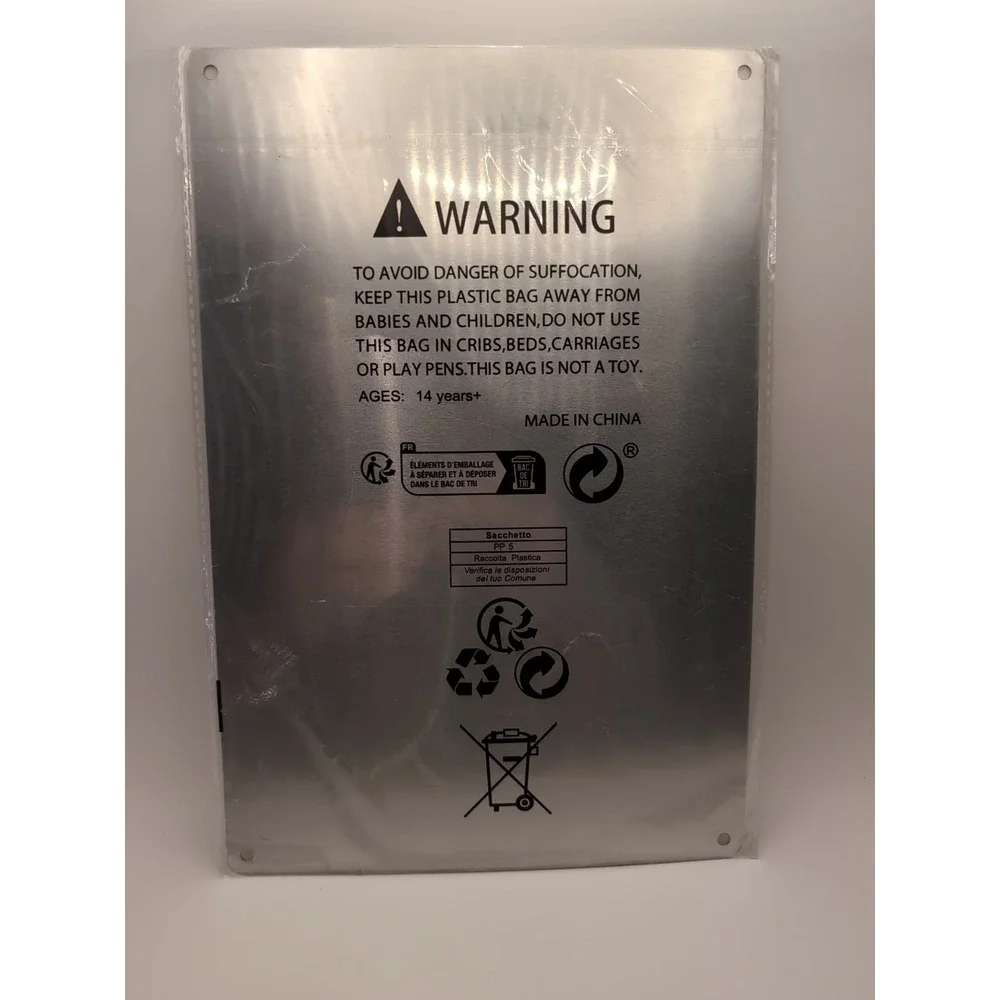 Caution Crazy Chicken Lady Area‎ Patrolled By-Steel Decor Sign 12x8